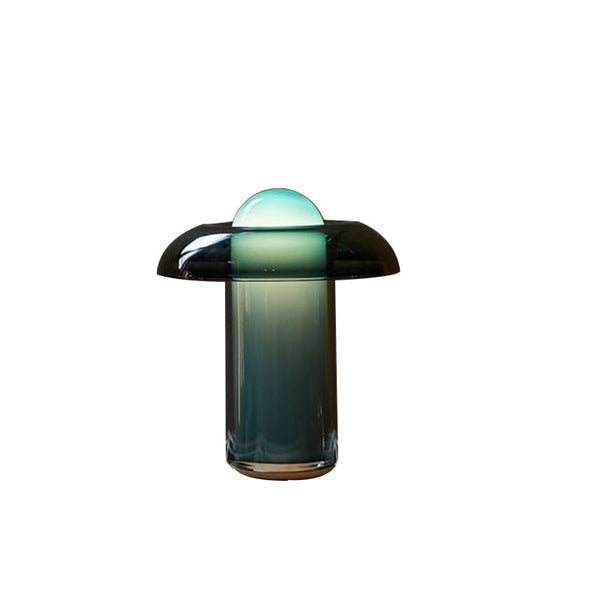 Emerald Glass Table Lamp