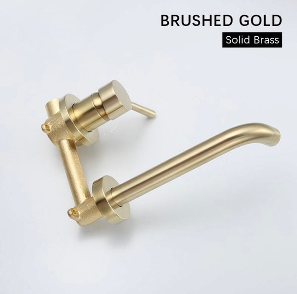 Silky Gold Basin Sink Faucet