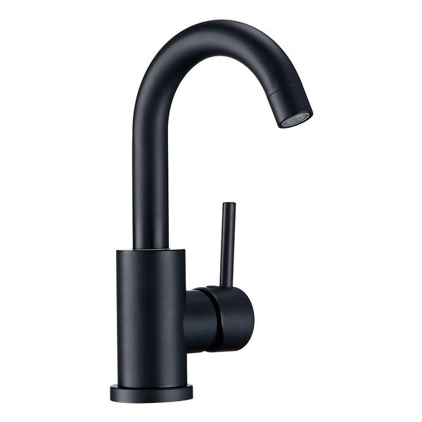 Guindaste Black and Gold Sink Faucet