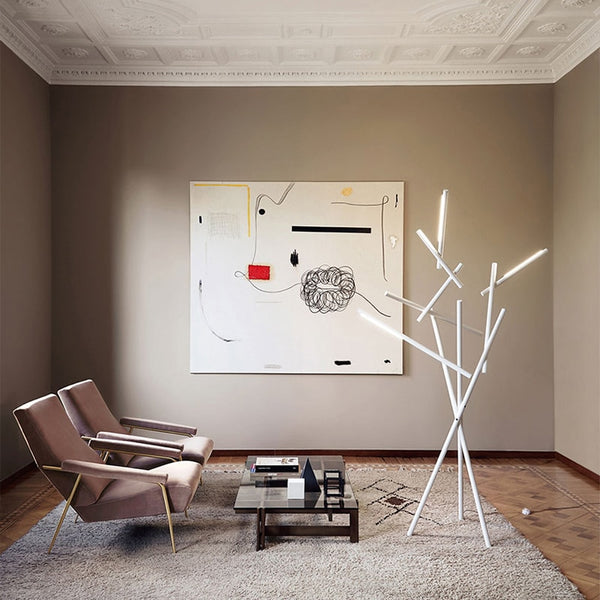 Postmodern Branched Minimalist Floor Lamp