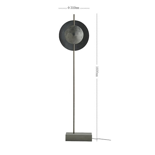 Postmodern minimalist metal floor lamp