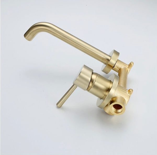 Silky Gold Basin Sink Faucet