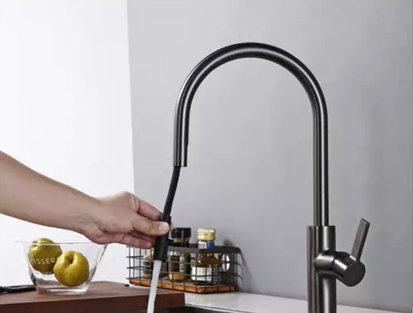 Luxo Metal Black Kitchen Faucet