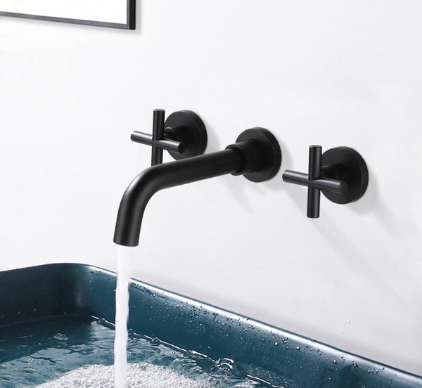 Double Handle Bathroom Faucet