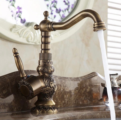 Antique Style Basin Sink Faucet