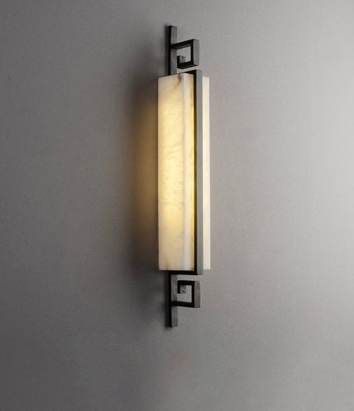 Chinese Inspired Marble Wall Light