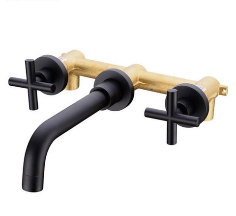 Double Handle Bathroom Faucet