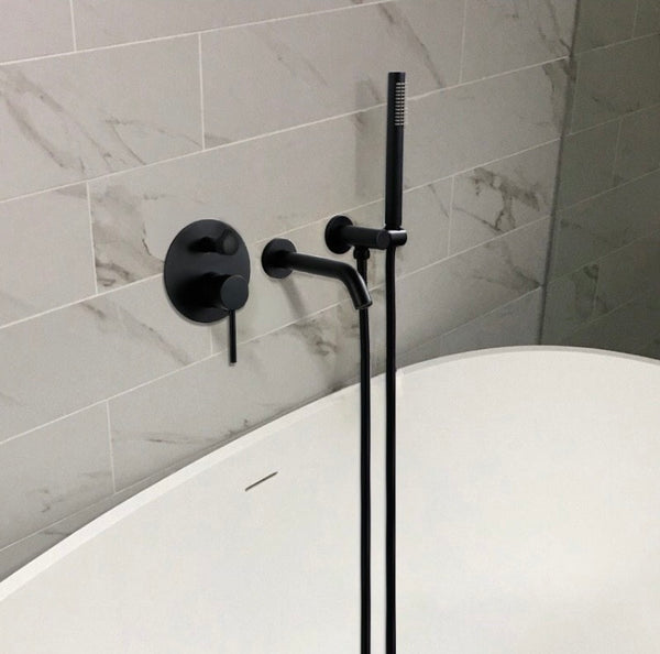 3 Pcs Wall Mounted Bathtub Faucet