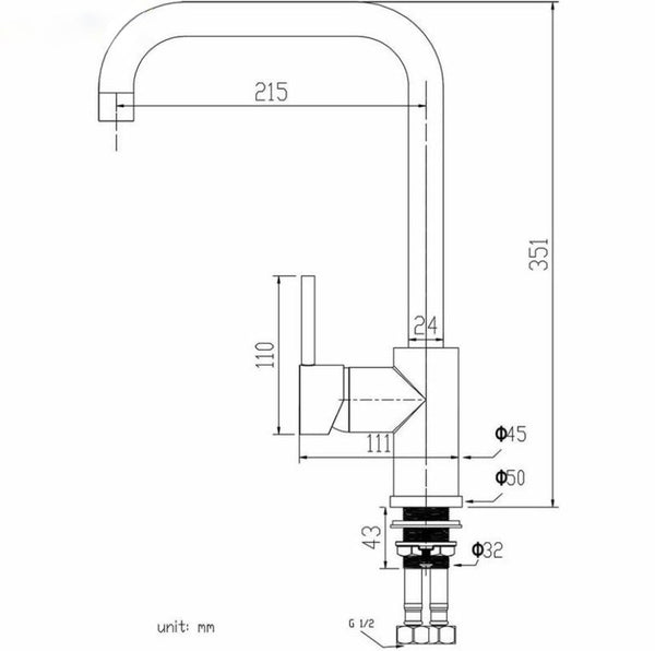 Contemporary Style Faucet