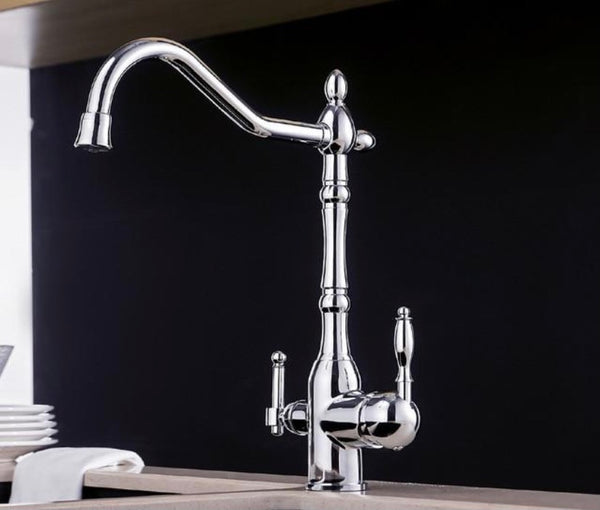 Antique Style Kitchen Faucet With Water Purifier