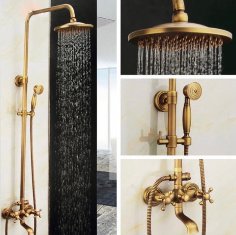 Antique Style Wall Mounted Rainfall Shower