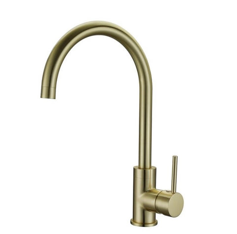 Brushed Gold Finish Kitchen Faucet