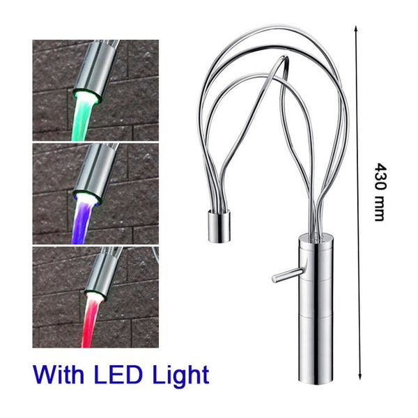 Peças LED Bathroom Faucet