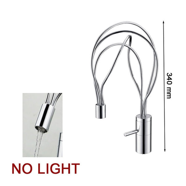 Peças LED Bathroom Faucet