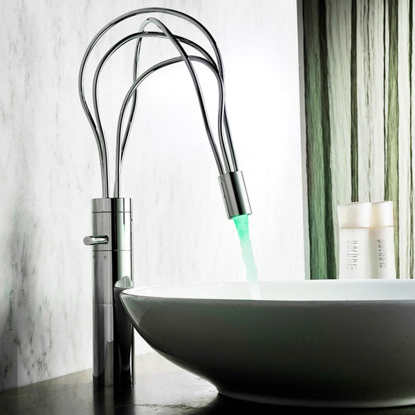 Peças LED Bathroom Faucet