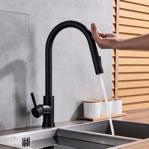 Pull Out Sensor Kitchen Faucet
