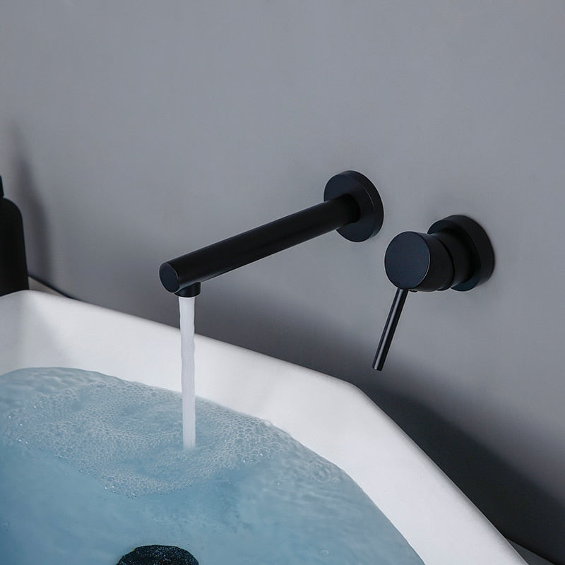 Fuso Matte Black Bathroom Sink