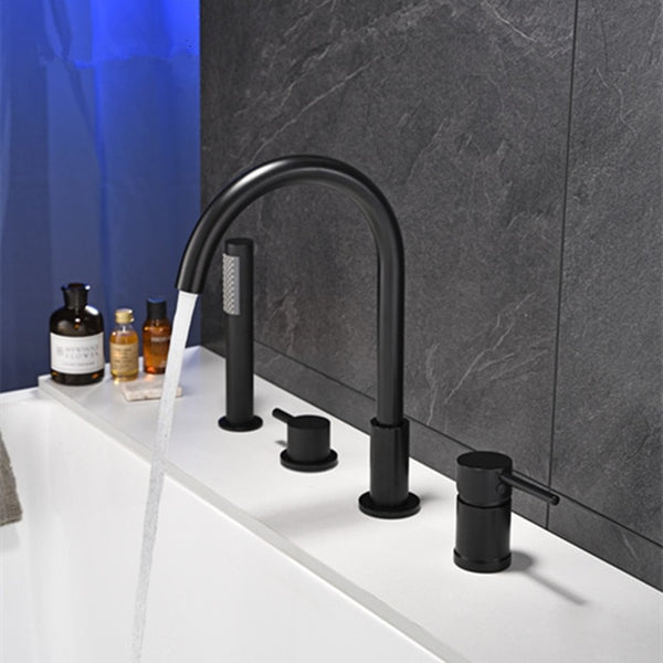 Black Waterfall Bathtub Mixer