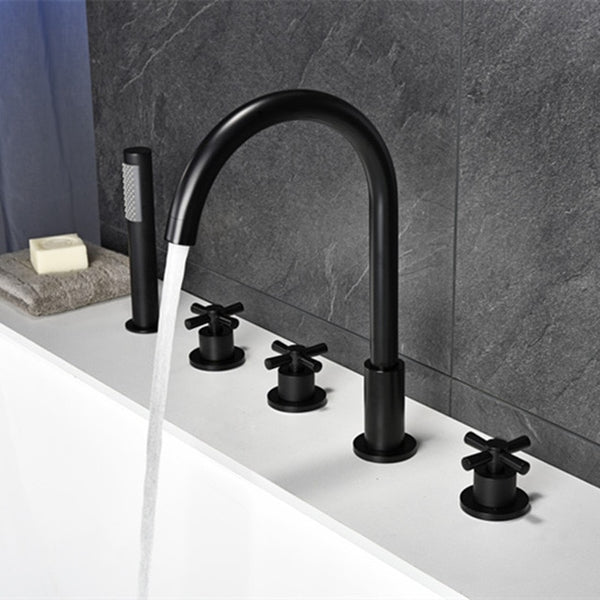 Black Waterfall Bathtub Mixer