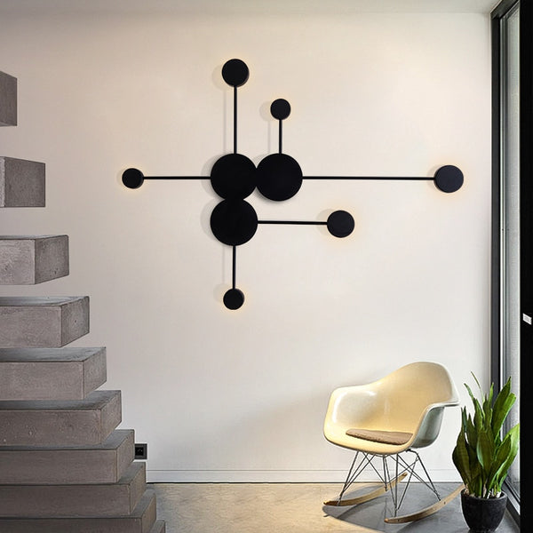 Geometric Circles LED wall Lamp