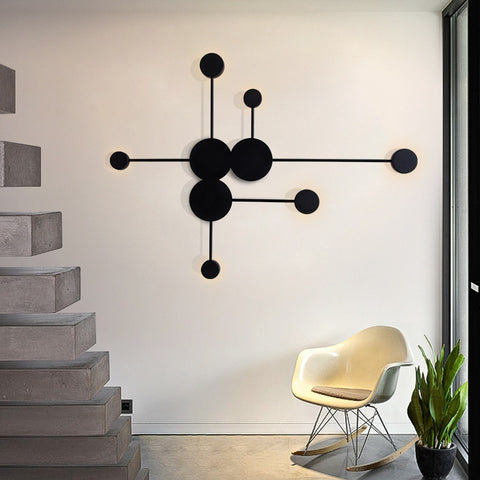 Geometric Circles LED wall Lamp