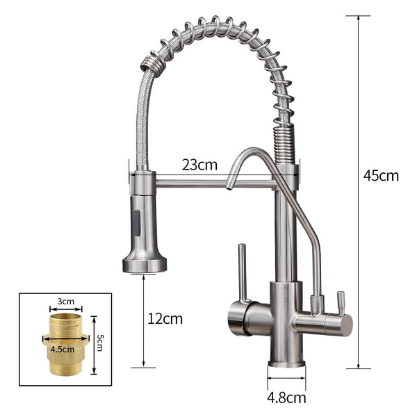 Water Purifier Kitchen Faucet 3-1 Sink