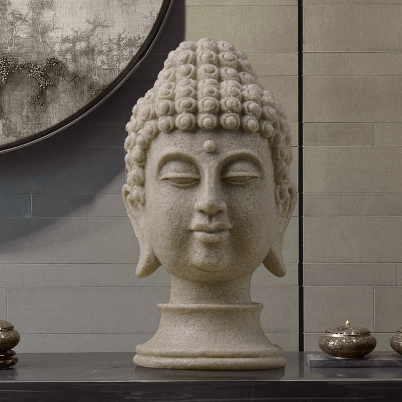 Buddha Head Statue