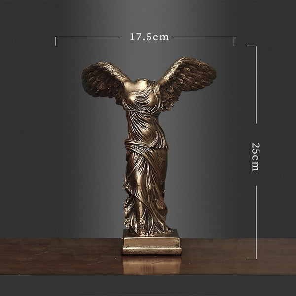 Resin Victory Goddess Sculpture