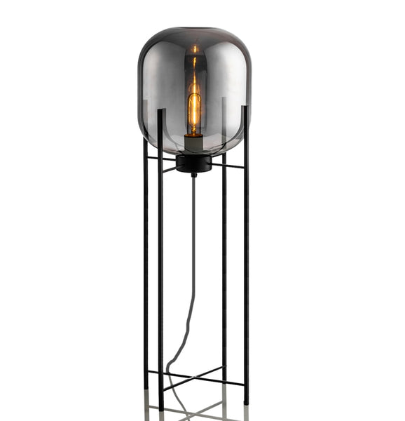 Nordic Retro Iron Glass Floor Light