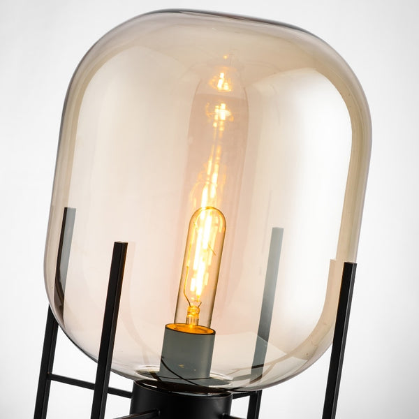 Nordic Retro Iron Glass Floor Light