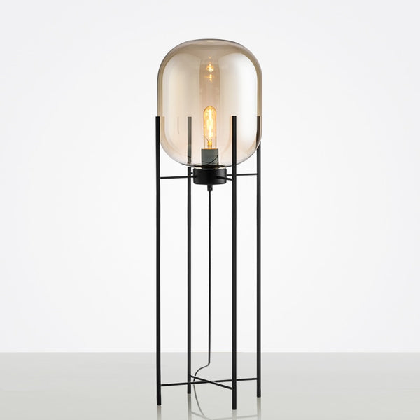 Nordic Retro Iron Glass Floor Light