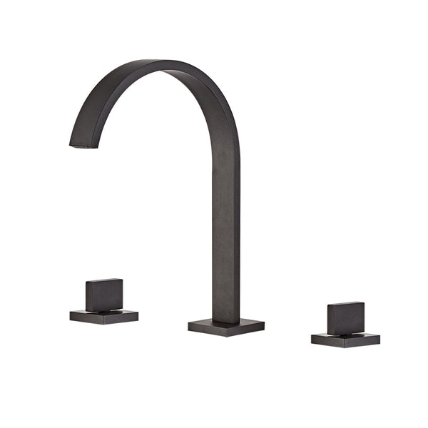 Square Brass Bathroom Faucet