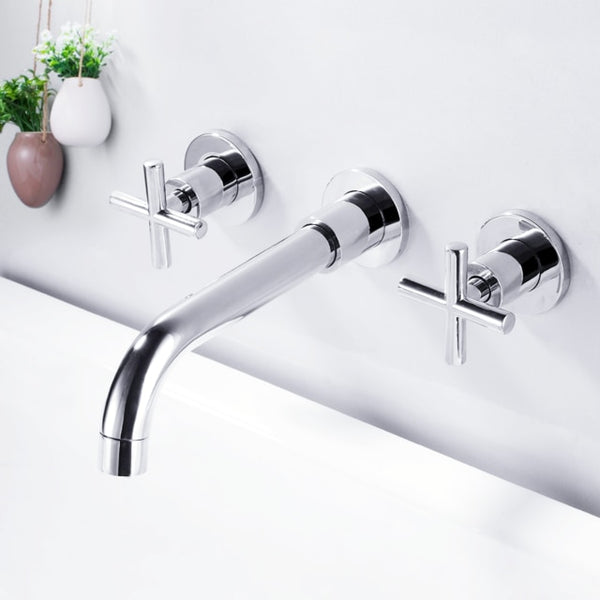 Double Handle Bathroom Faucet