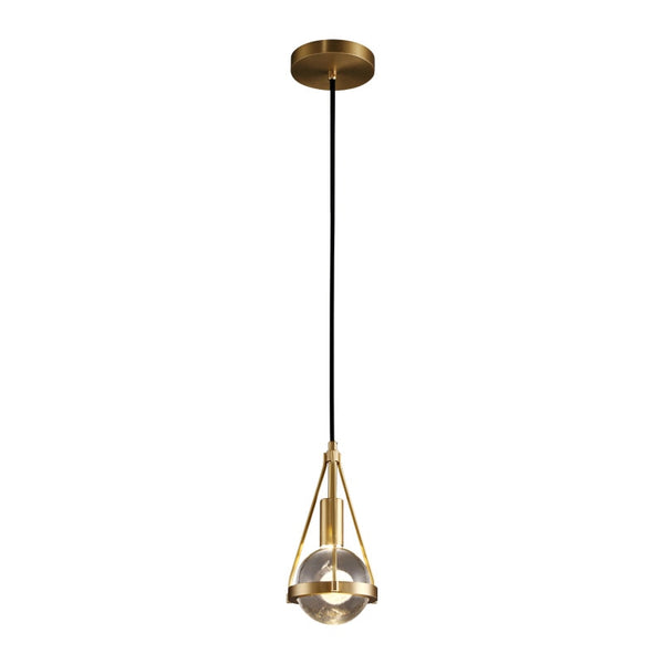 Copper Crystal Pendant Lights