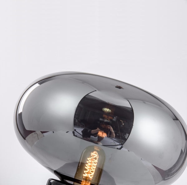 Postmodern Luxury LED Glass Table Lamp