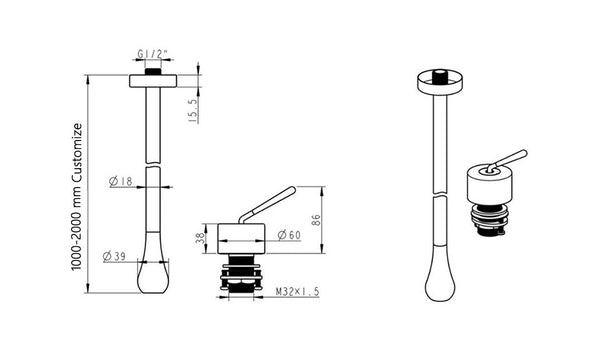 Suspensão Hanging Faucet