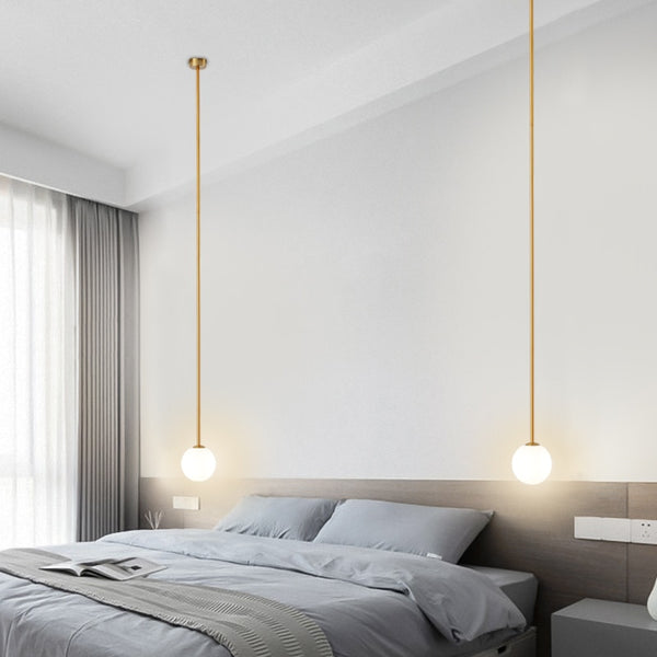 Nordic Milky White Glass Hanging Lights