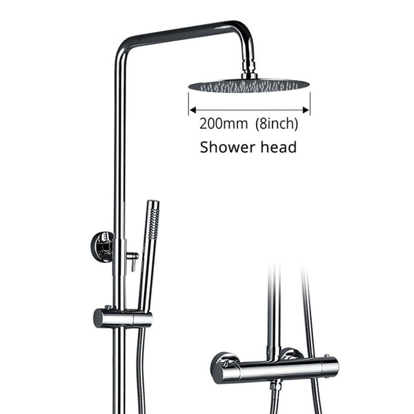 Wall-Mounted Rain Shower Head