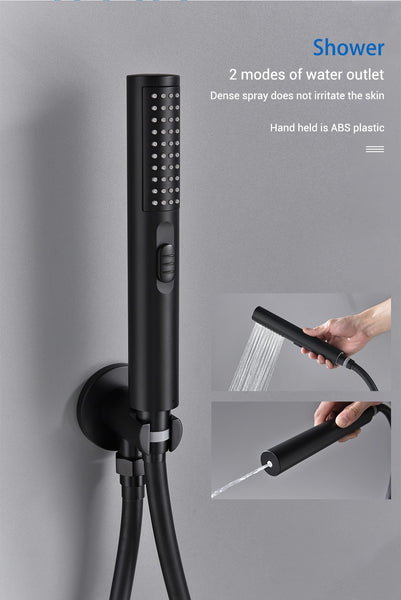 Rain Shower with Two- Function Hand Sprayer