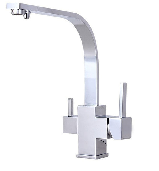 Rectangular Kitchen Faucet With Water Filter