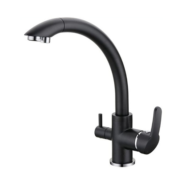 Solid Brass 3 in 1 Water Kitchen Faucet