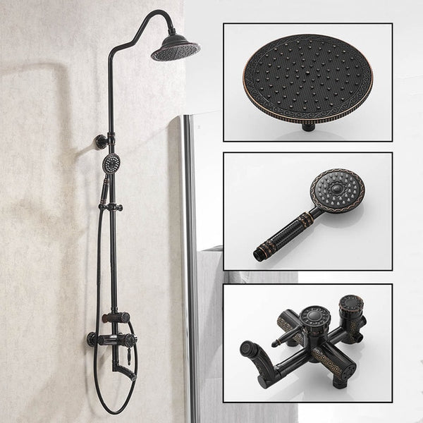 Antiguidade Rainfall Shower Set