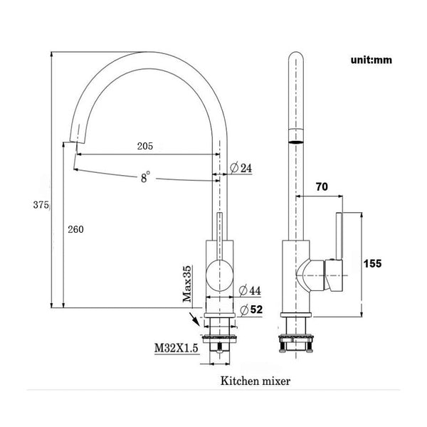 Linda Kitchen Faucet